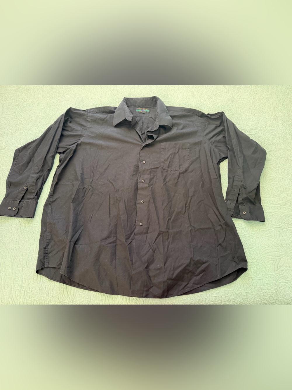 Men’s Black Button Down Shirt